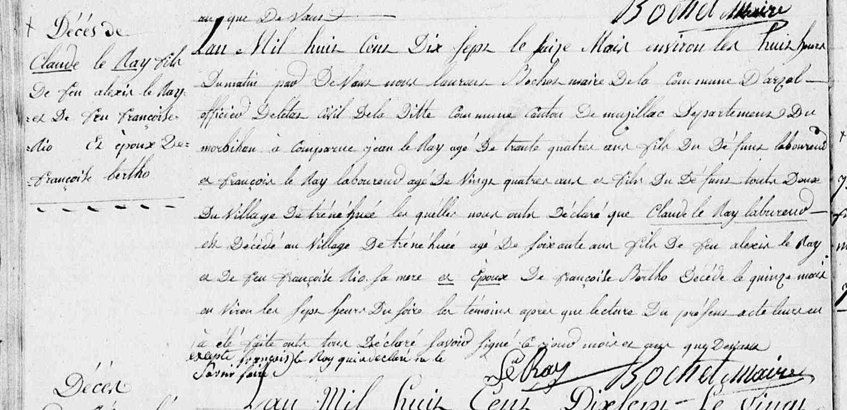 Deces Le Ray Claude 16 5 1817.jpg